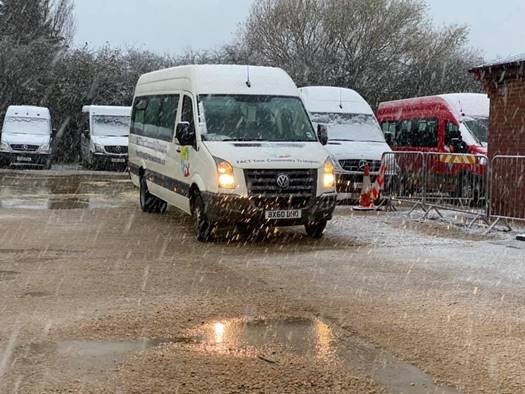 Transport provider receives donation to keep Cambridgeshire communities connected