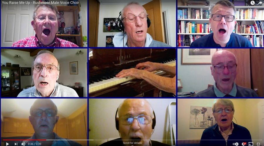 Rushmoor-based male choir join virtually to perform boy band hit