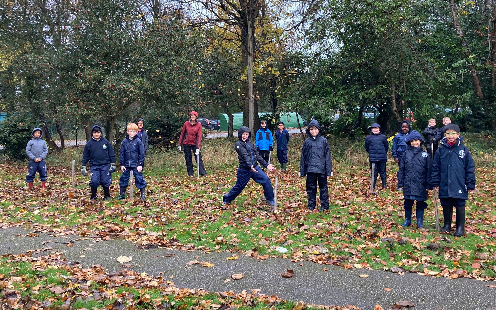 What a tree-t: Derby Grammar School pupils support the Woodland Trust