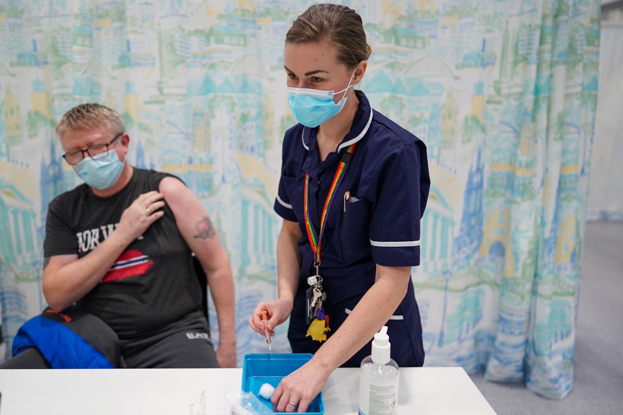 Coronavirus vaccines have been rolled out to over 75s in Sevenoaks