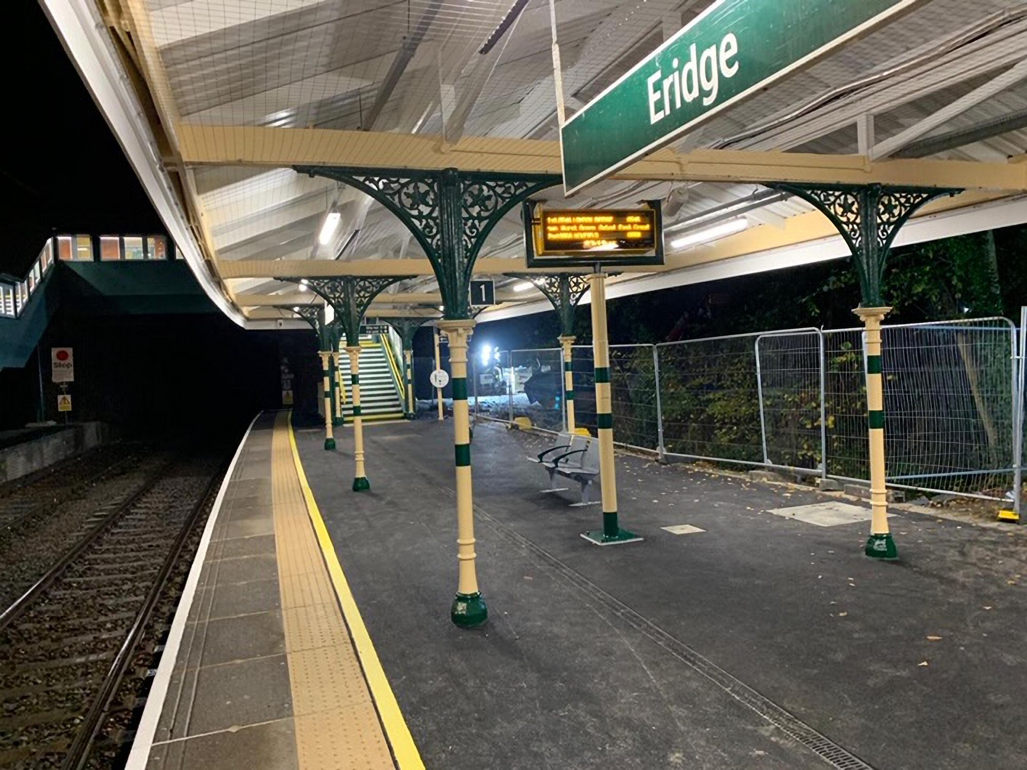 Platform upgrade for Eridge Station