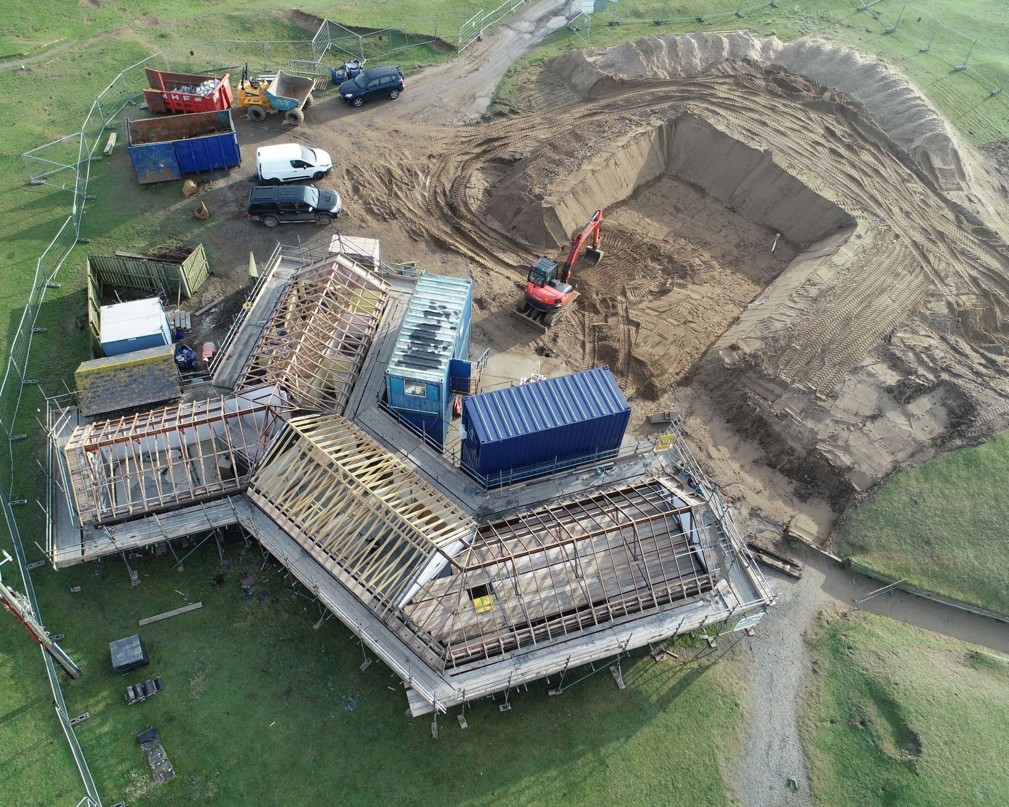 Work begins to install new cafe and give visitor centre a makeover at Northam Burrows