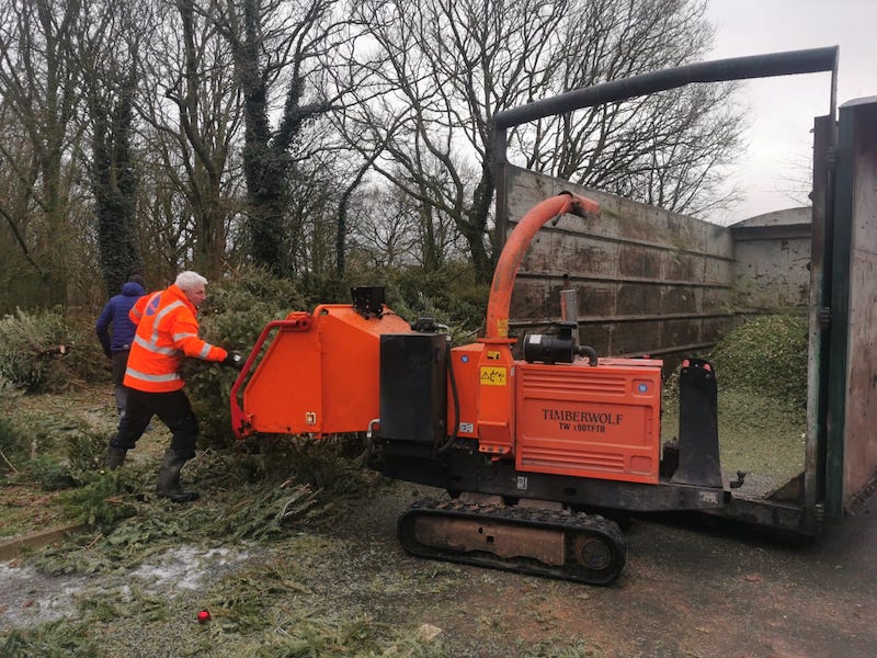 Lancashire charity raises an impressive £4,000 with 'Recycle your Christmas Tree' service