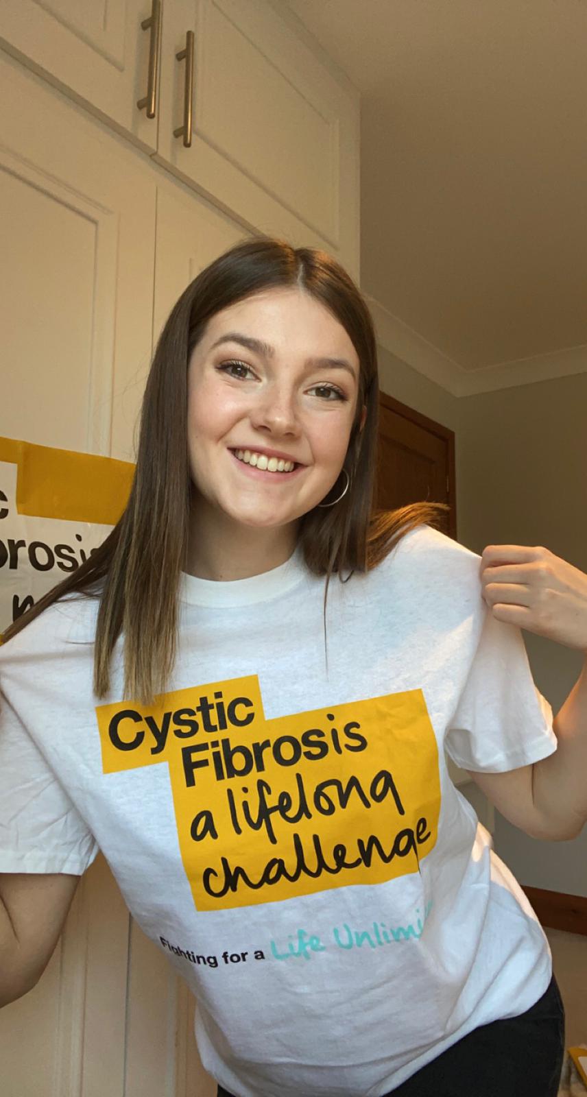 Nineteen-year-old launches fundraising campaign to support two Cystic Fibrosis charities