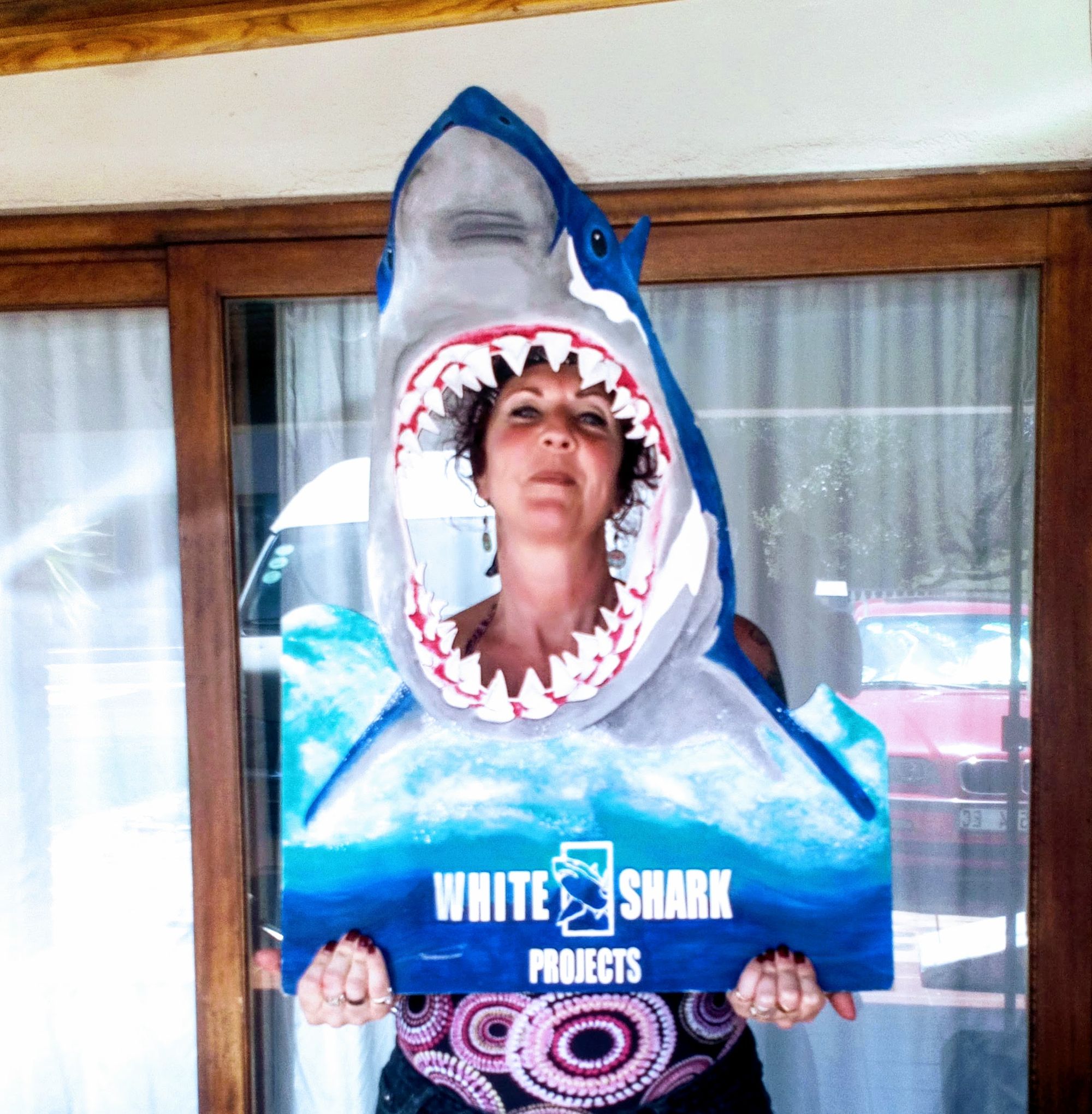 Pub worker furloughed three times uses her free time to paint beloved sharks