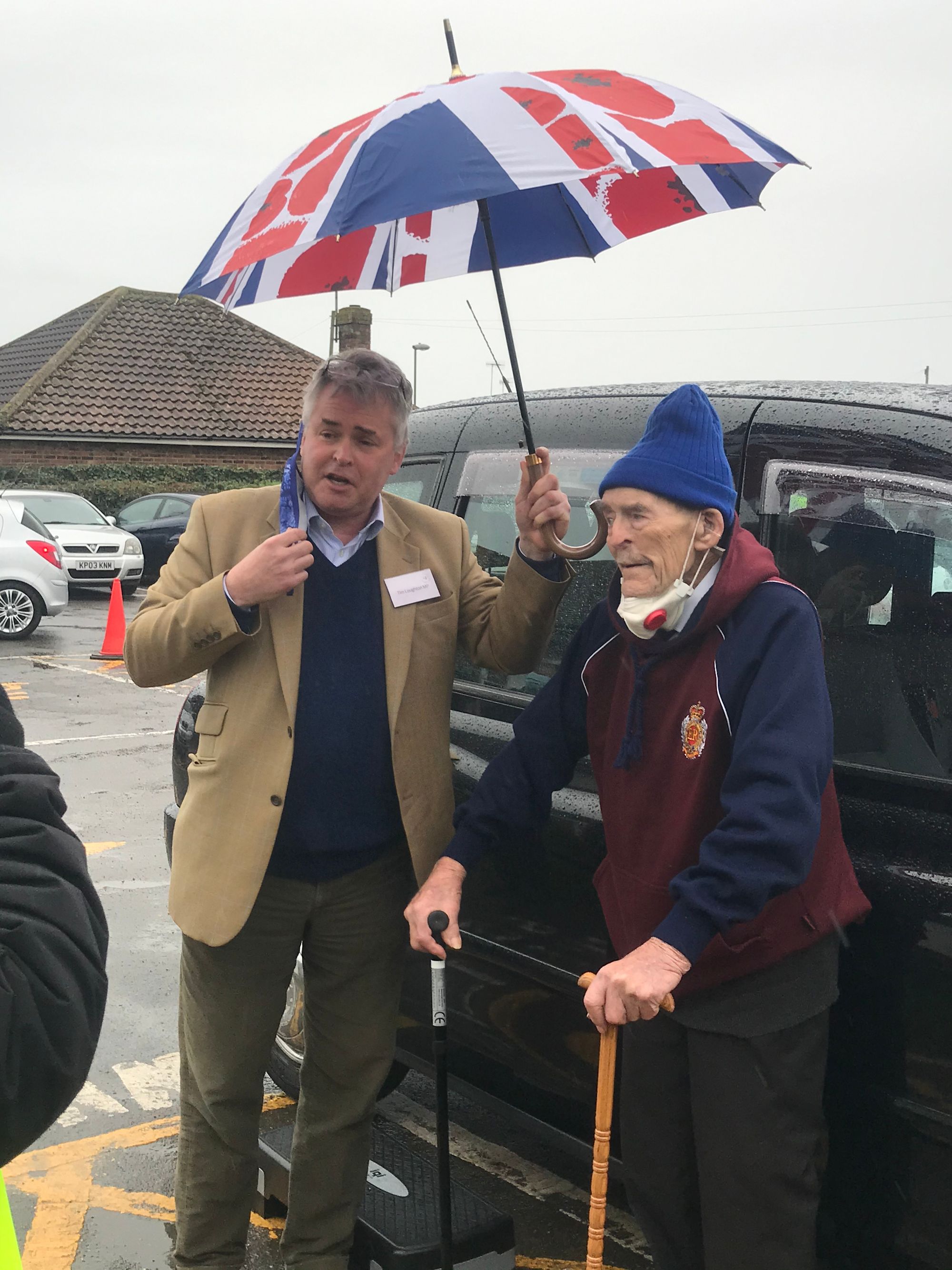 WWII Veteran who marked his Centurian birthday in 2020 vaccinated against Covid-19