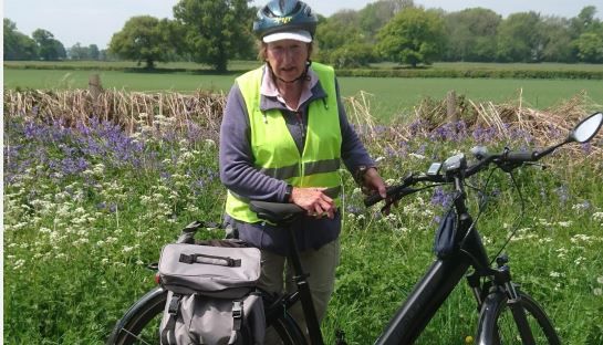 81-year-old Burton resident cycles 2,000 miles for charity