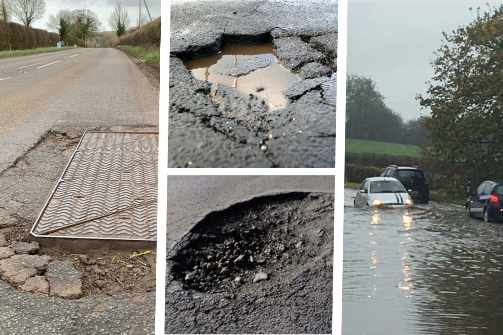 Gnosall residents share their anger over broken roads