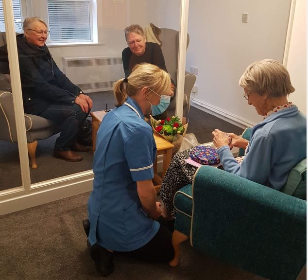Longridge care home launches first contact visits for families over