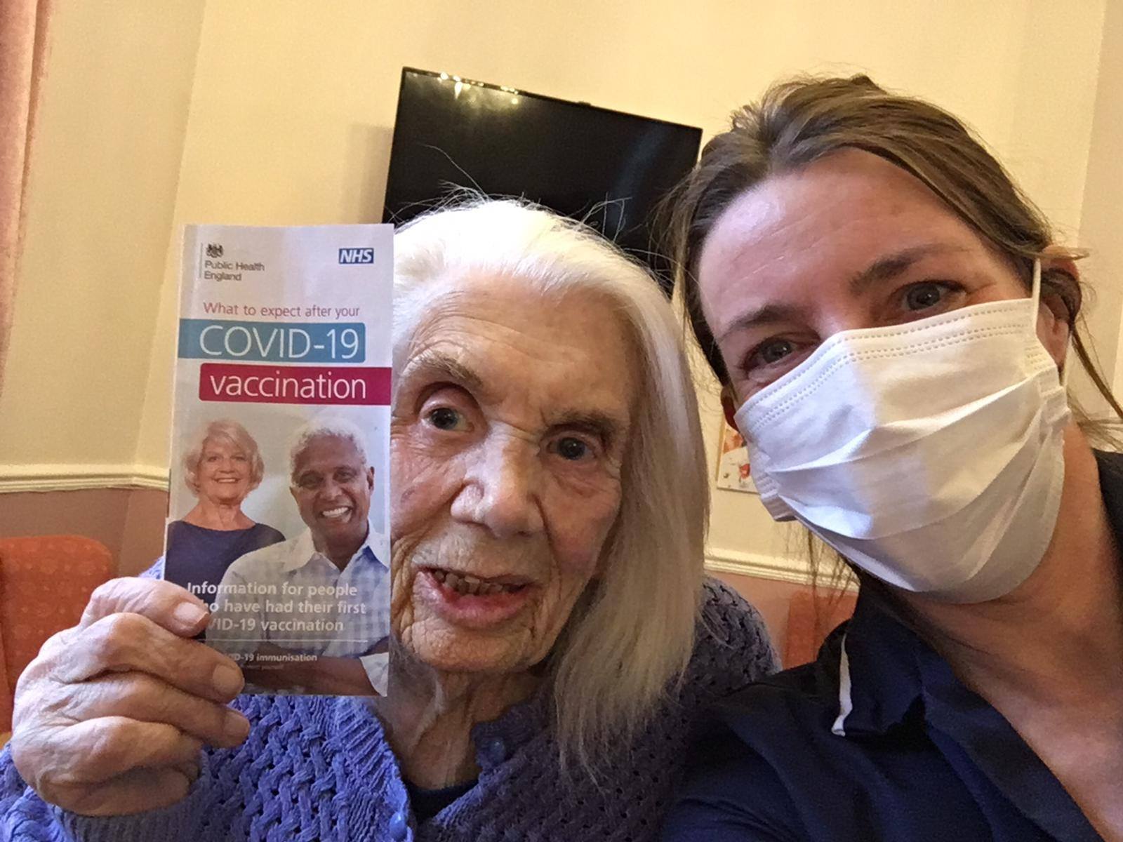 Buxton care home residents receive the coronavirus vaccine
