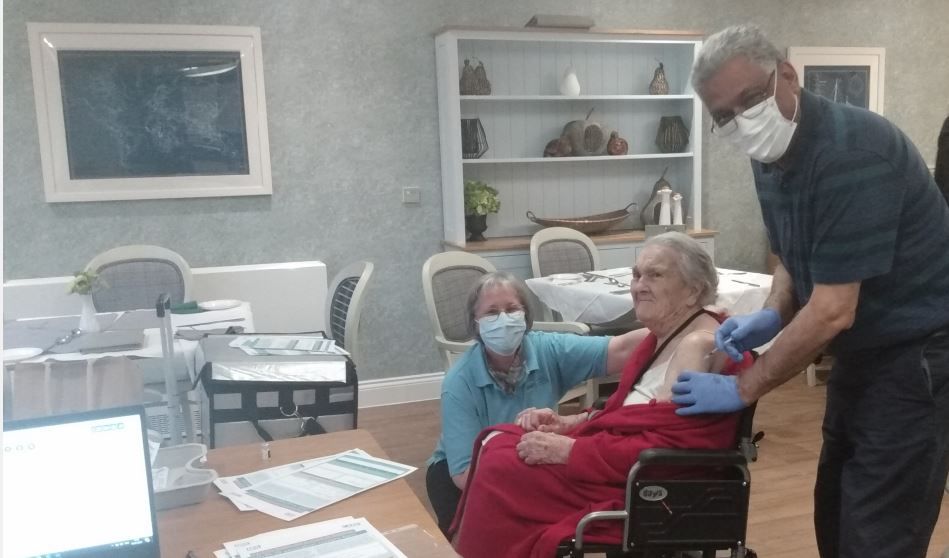 Shirley care home residents receive coronavirus vaccine