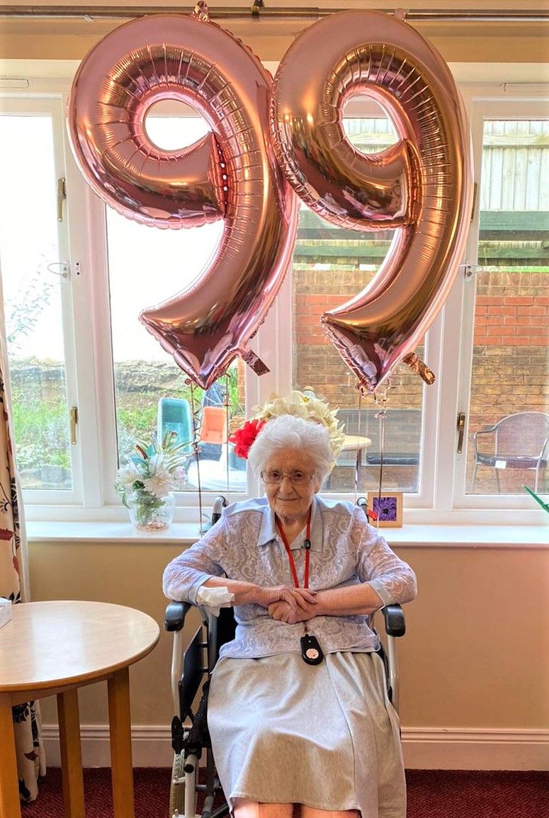 Bishopsworth community come together to wish resident Dot a wonderful 99th birthday