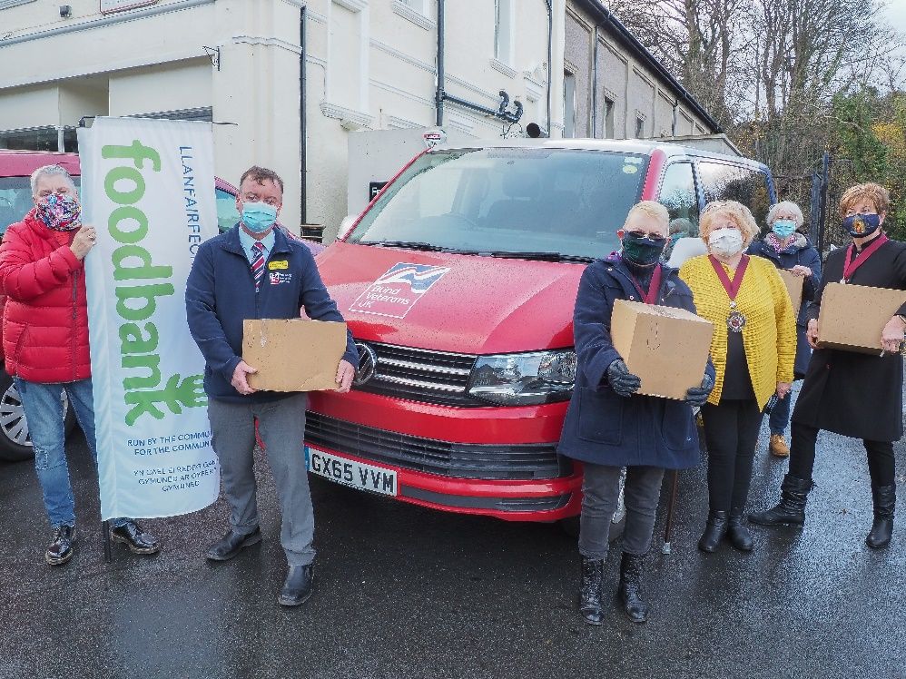 Llandudno veteran's charity backs local foodbank throughout lockdown