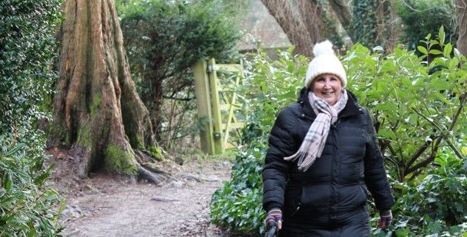 Stevenage NHS worker and her faithful furry friend Lola, lead the 'Walk All Over Cancer' campaign