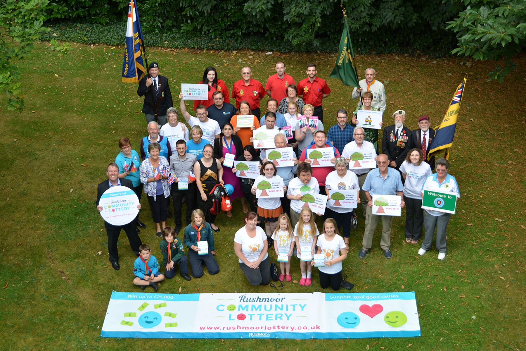 Rushmoor Community Lottery grants gifted to 12 local organisations