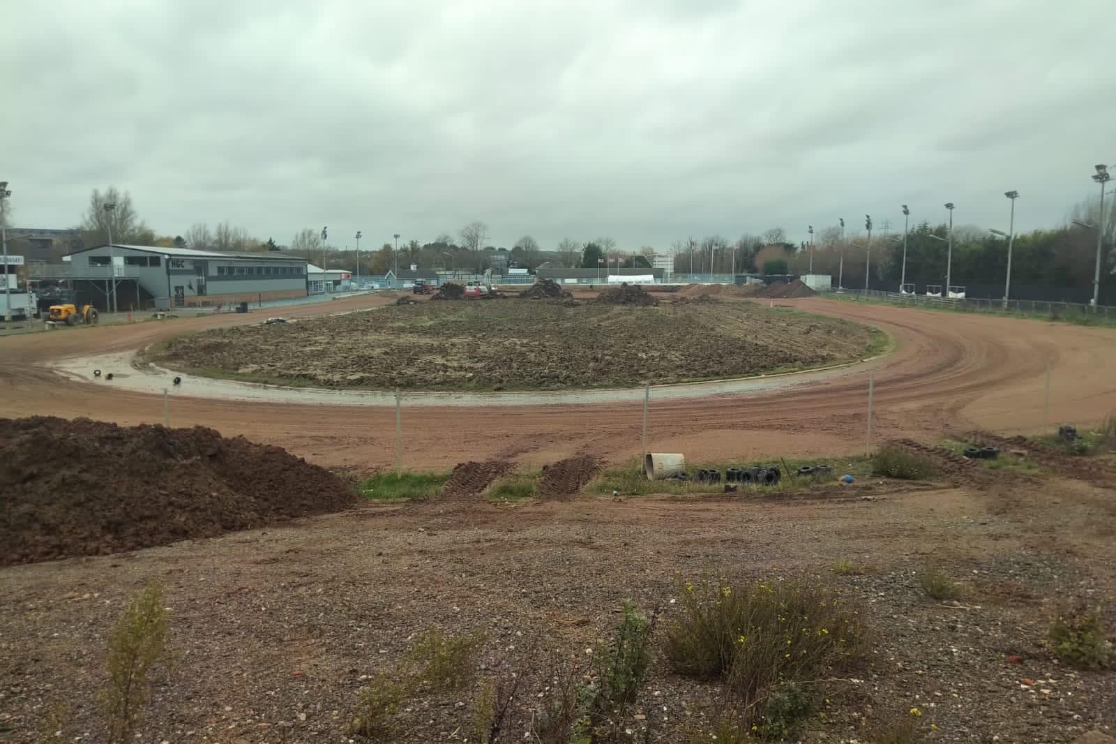 Retrospective planning application to replace speedway track at Rye House with football pitches withdrawn