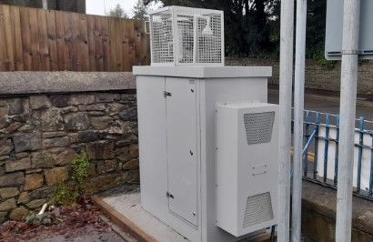 Air quality monitoring station installed in Bridgend
