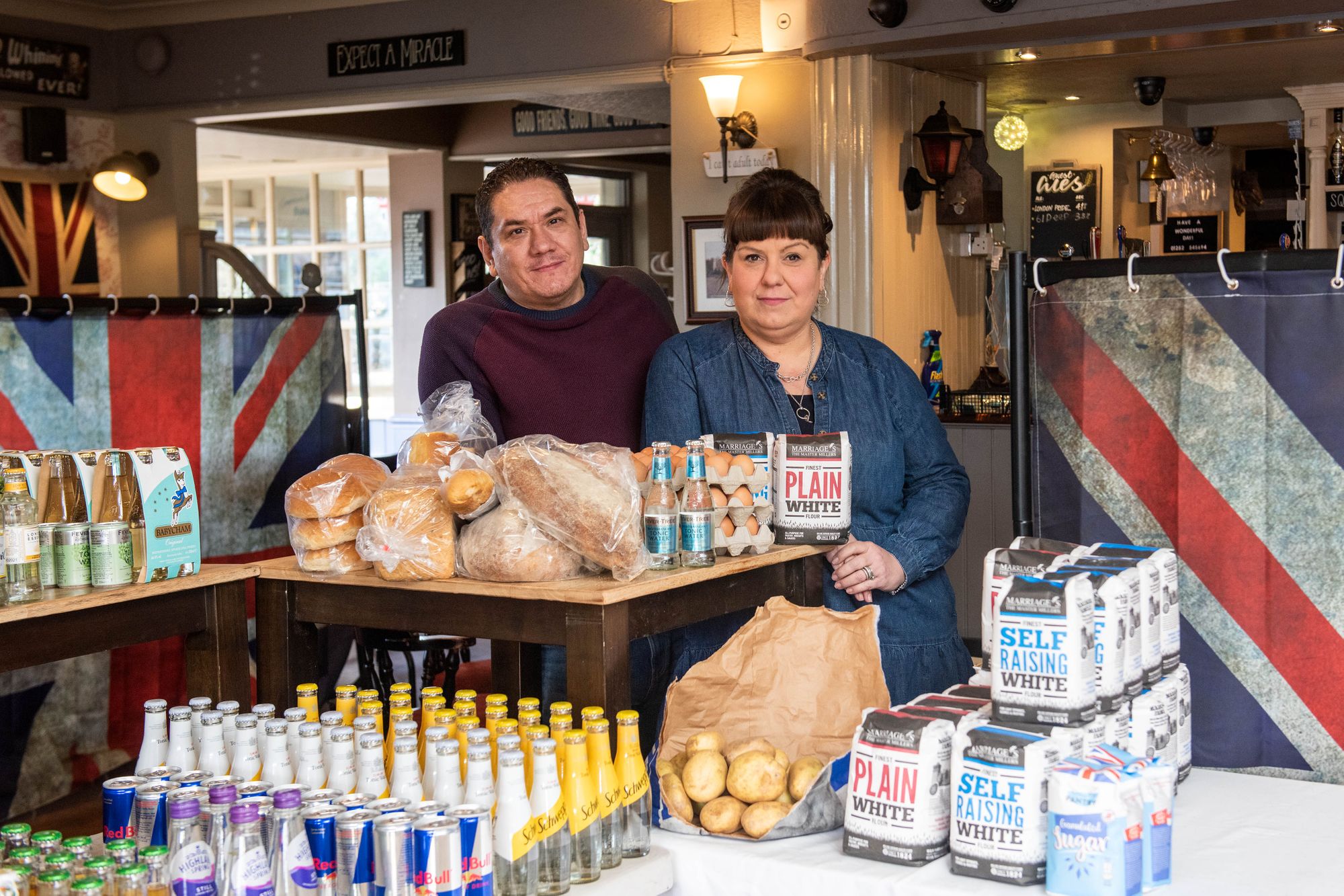 Farnborough pub that opened as food bank puts community first during pandemic
