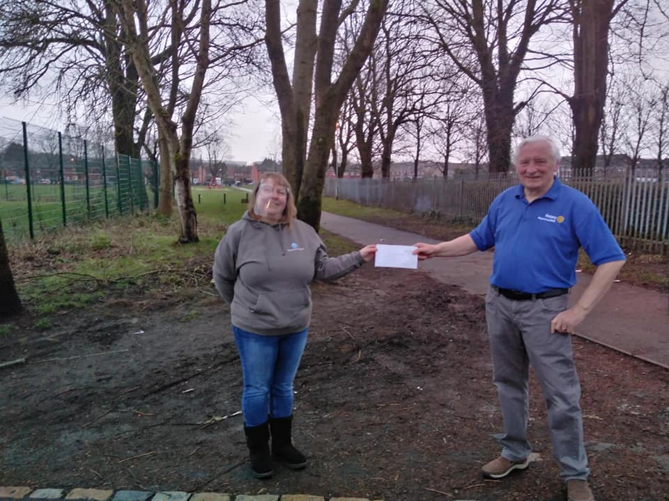 Heywood Rotary 2020 donates over £5,000 to local good causes