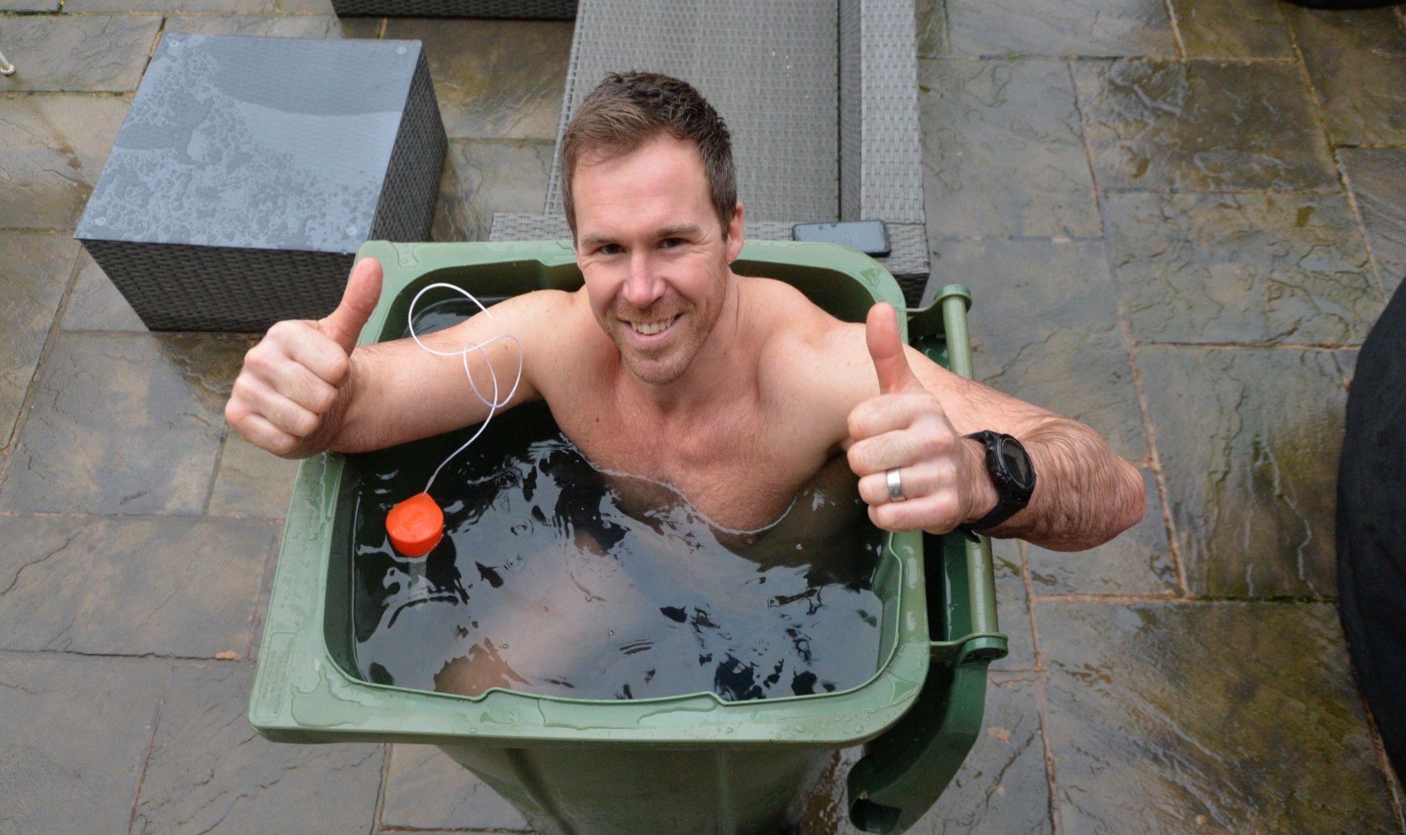 Foxton doctor undertakes ice water challenge for mental health charity