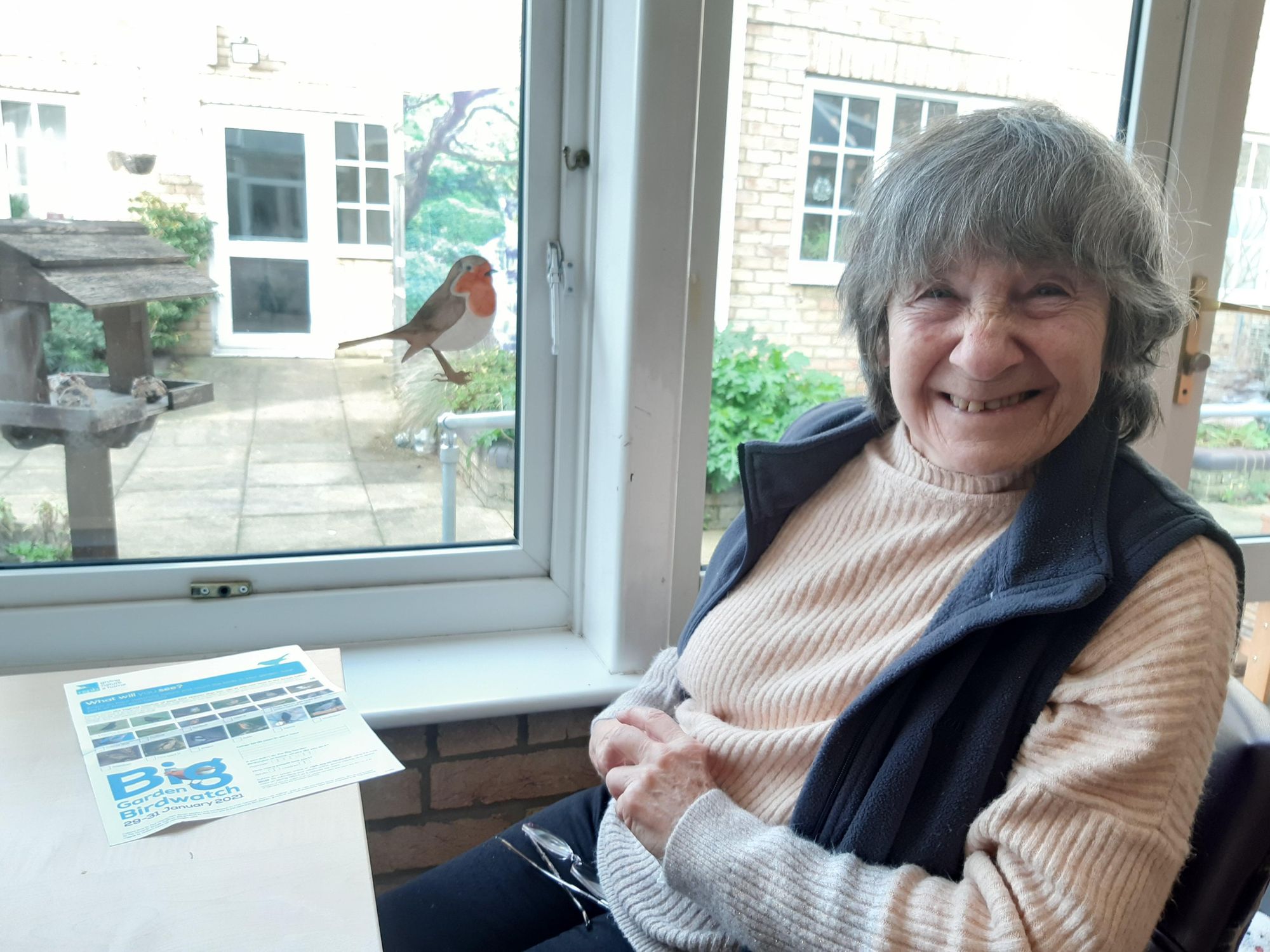 Care home residents in Ware enjoy the Big Garden Birdwatch