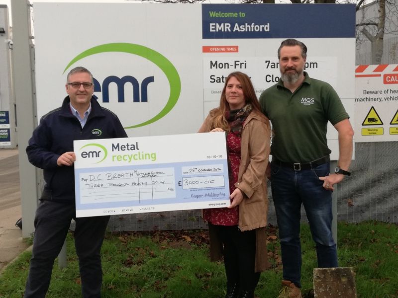 Mindful garden created at a Primary School in Ashford thanks to £3,000 donation