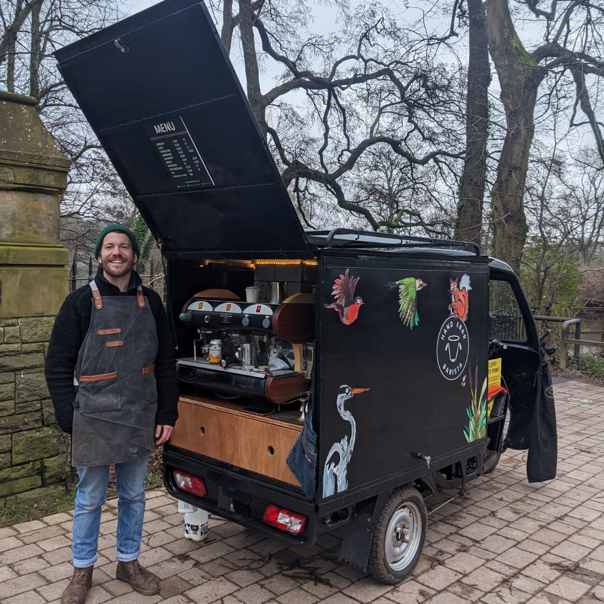 Handlebar Barista to operate at Cardiff's Bute Park