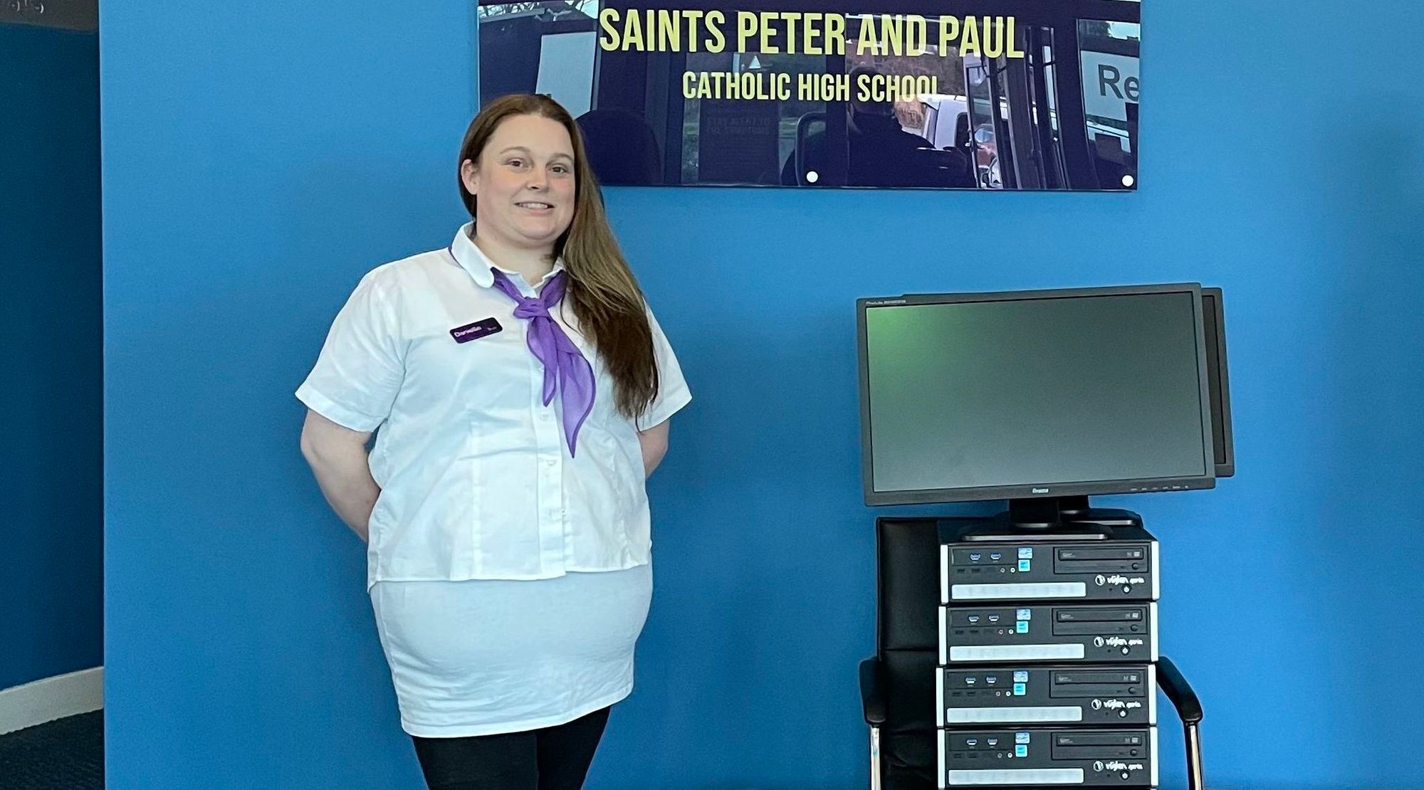 Widnes company boss donates computers to high school after being inspired by chat with son