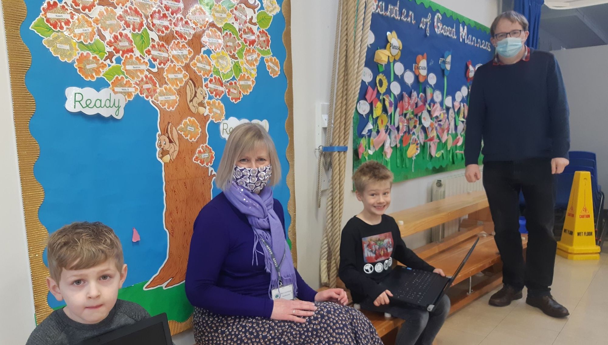 Donated IT equipment helps Camberley school children with home learning