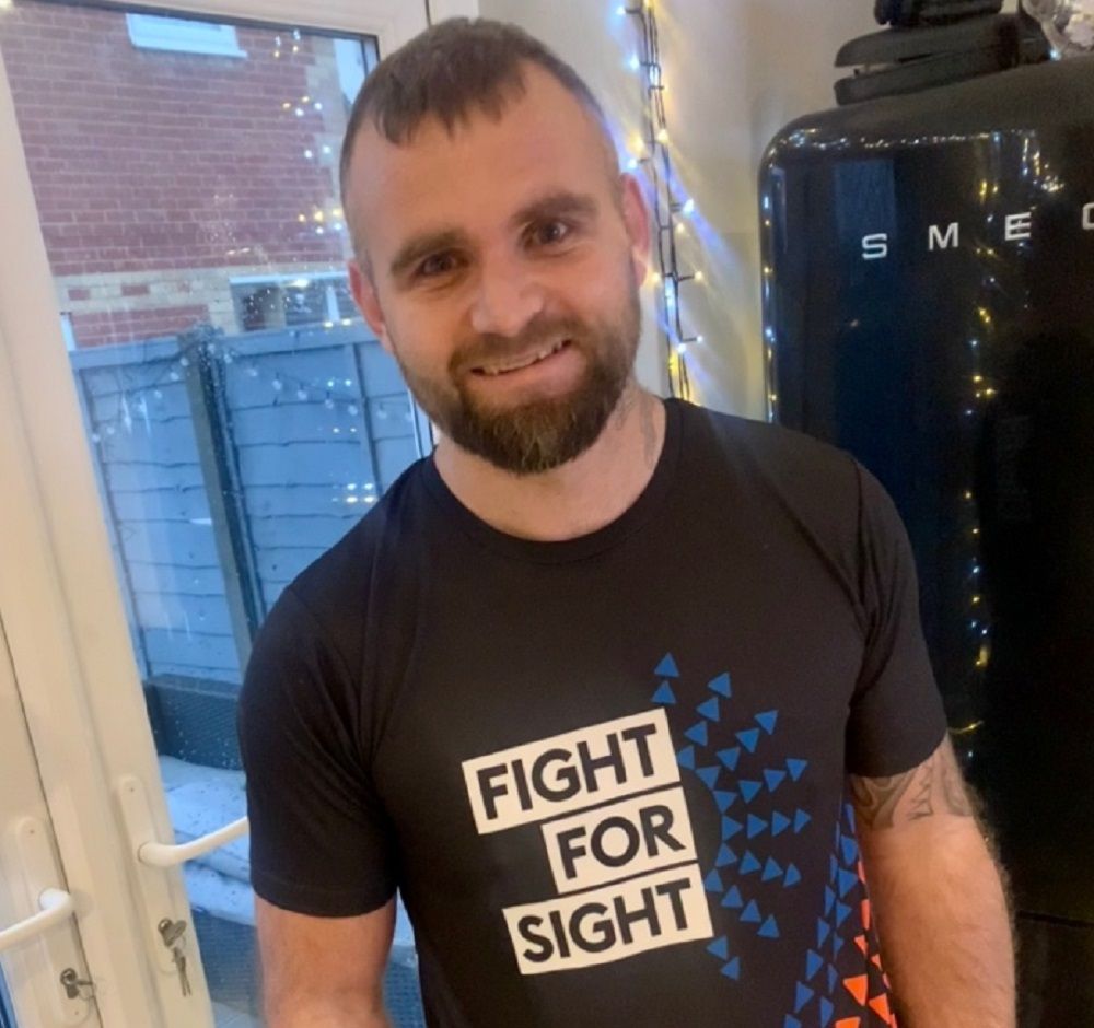 Blind Dorset dad runs 250km to raise money for eye research charity