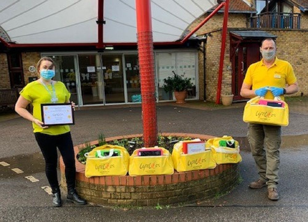 Charity Lifelites donates life-changing technology to children at The J's children's hospice service in Essex
