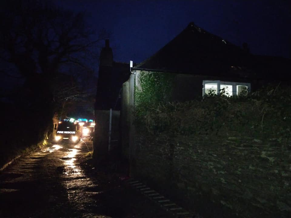 'Zero visibility' in attic as firefighters battle farm blaze