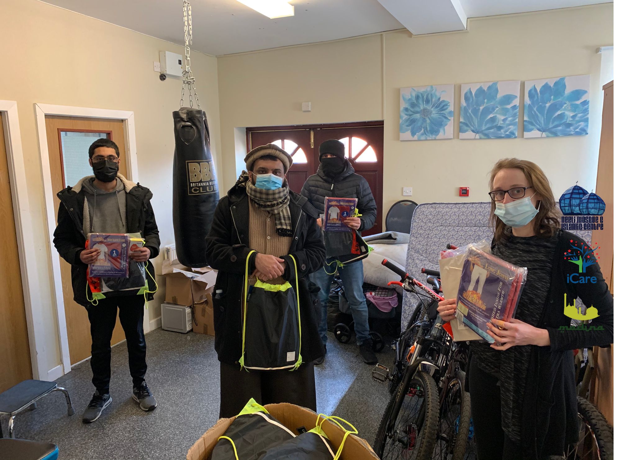Rochdale mosques donate winter survival kits to homelessness charity