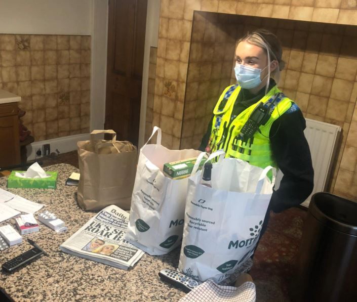 Rochdale community police officers go above and beyond to help burglary victim