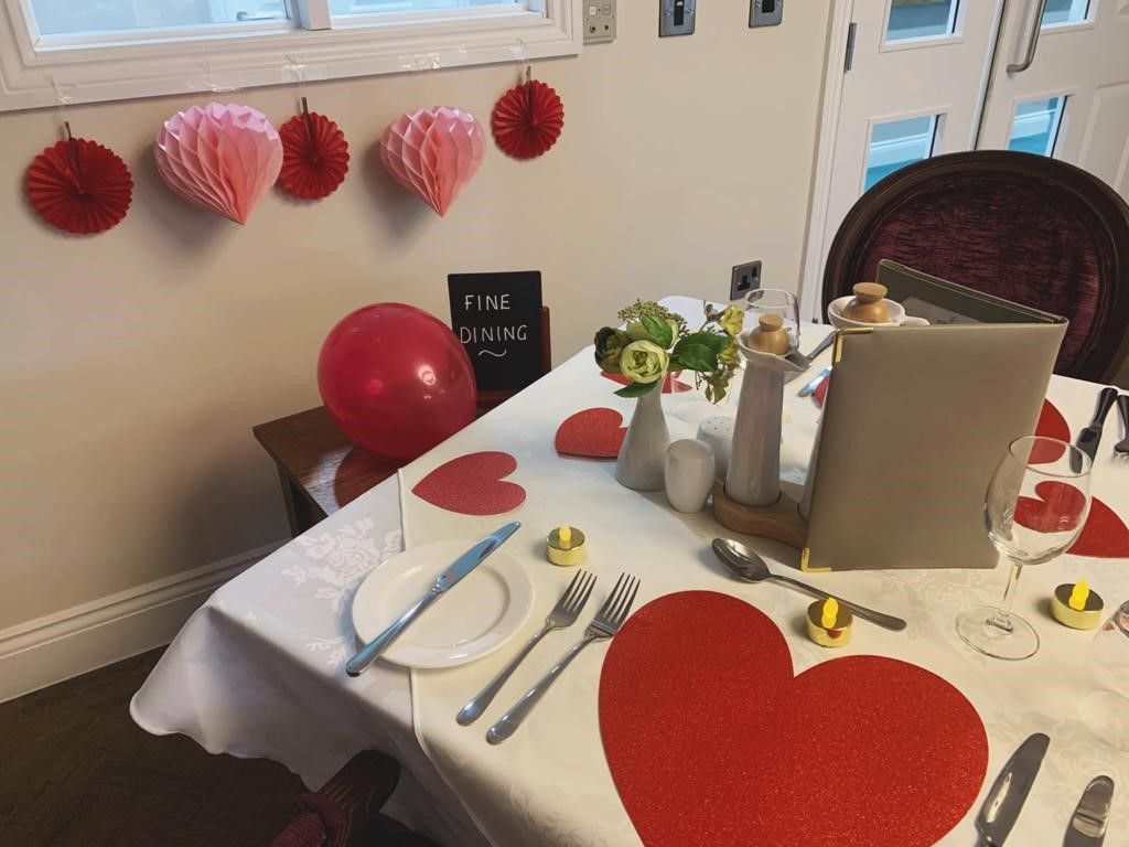 Shirley care home spread the love on Valentine's Day