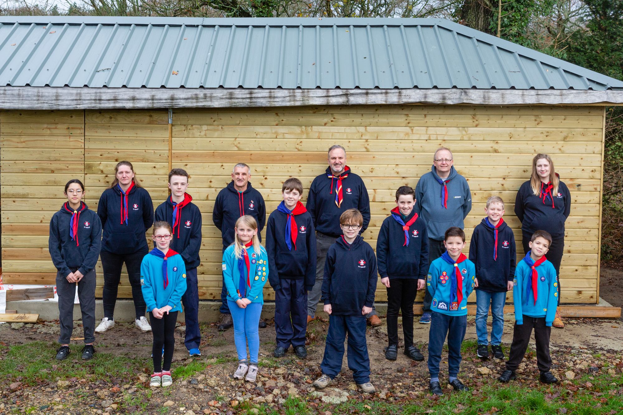 Shipley scouts raise the roof to keep their kitchen dry