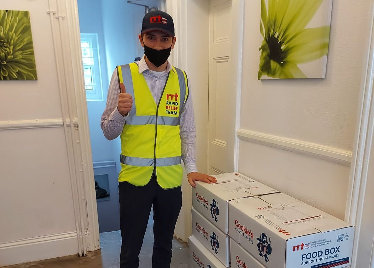 Food parcels delivered to Luton based domestic abuse charity