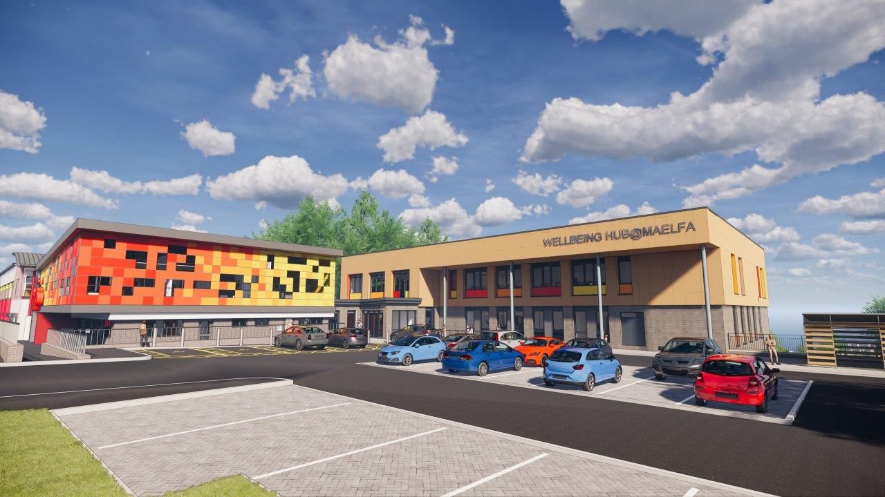 Work starts on the Maelfa Wellbeing Hub in Cardiff