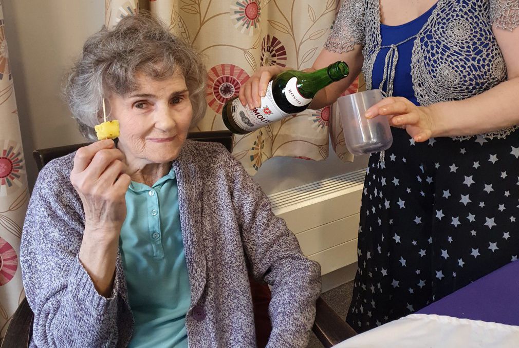 Dining through the decades at Enfield care home