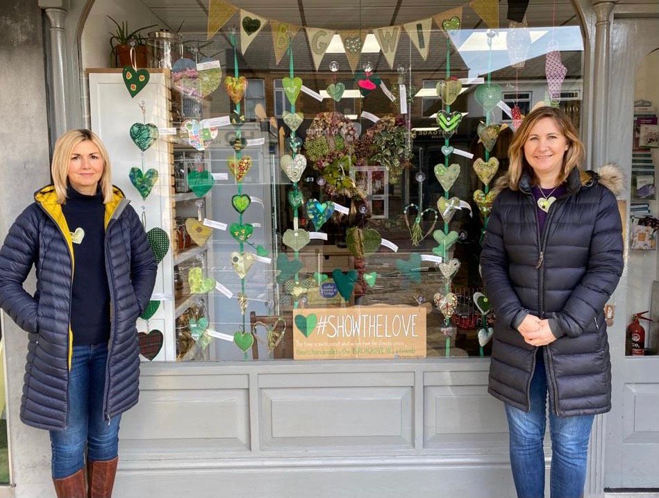 Birchgrove WI show the love as part of climate change awareness campaign