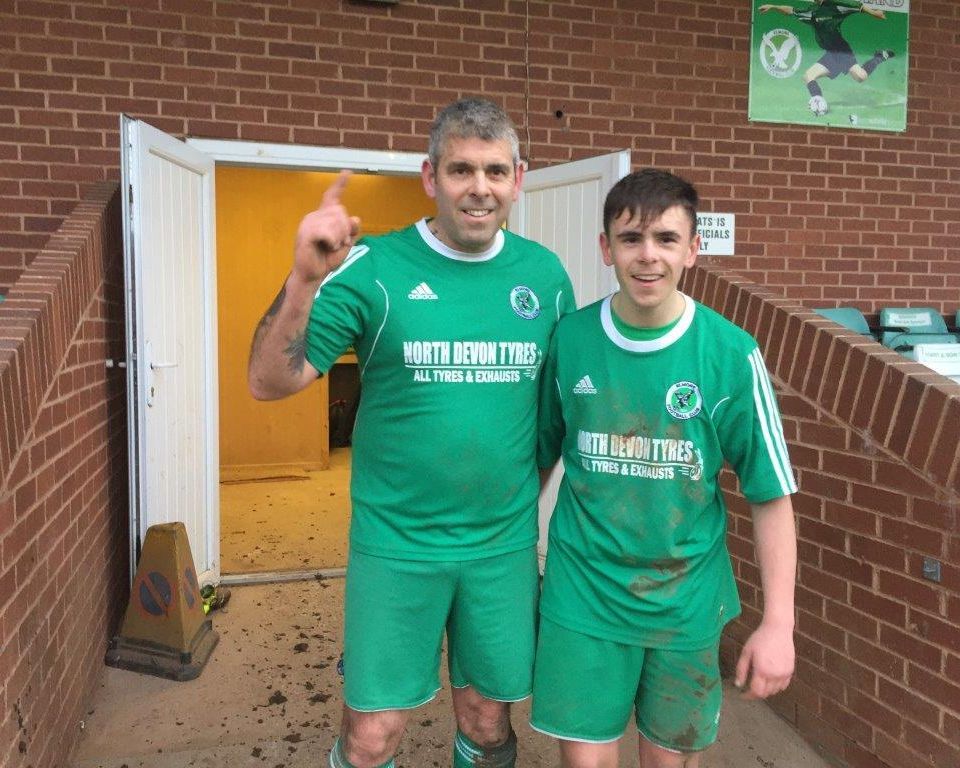 Like father like son for carpenter and Elmore FC star Ian Edgcumbe