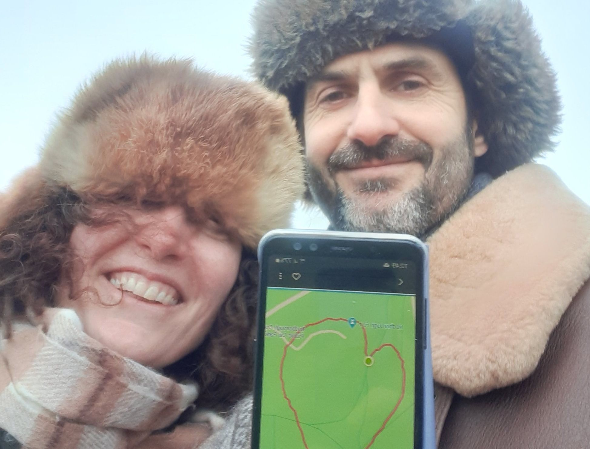 Greenpeace Stroud Group spread hearts across the area this Valentine's