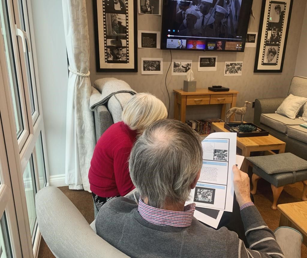 Shirley care home residents celebrate the life of Martin Luther King