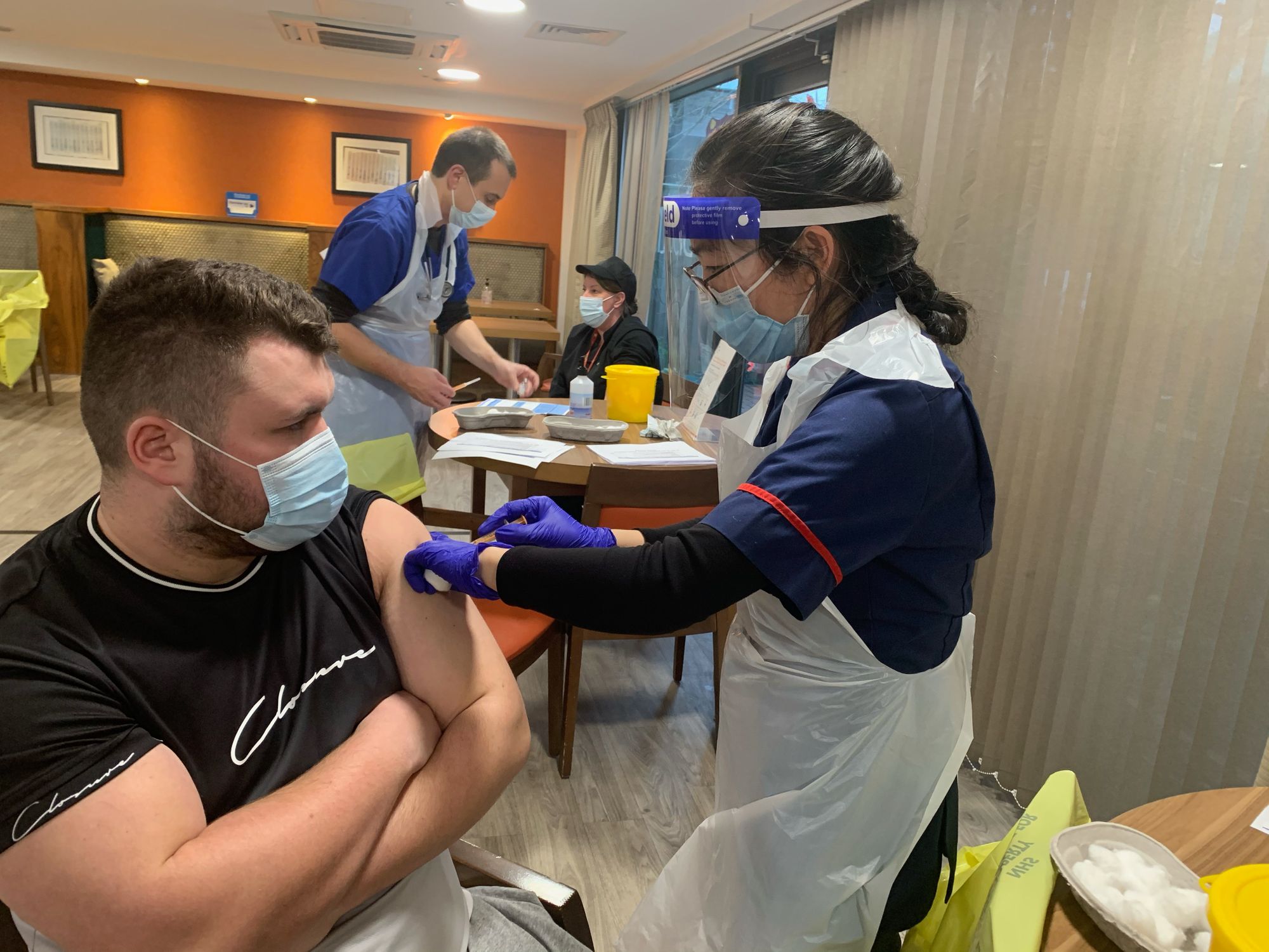 Covid-19 vaccinations under-way for Warrington care residents