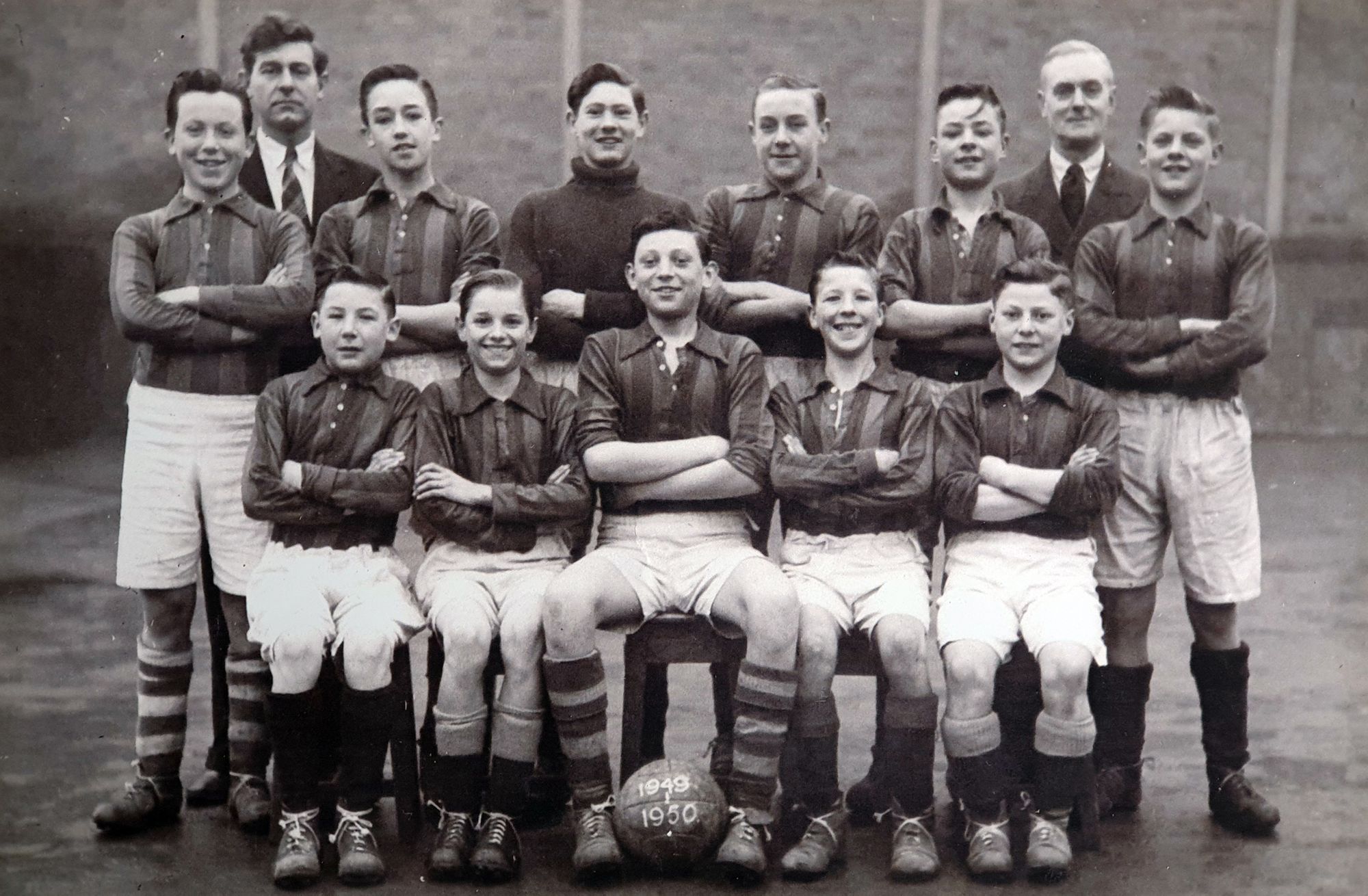 Nostalgia: Blue Coat boys were on the ball