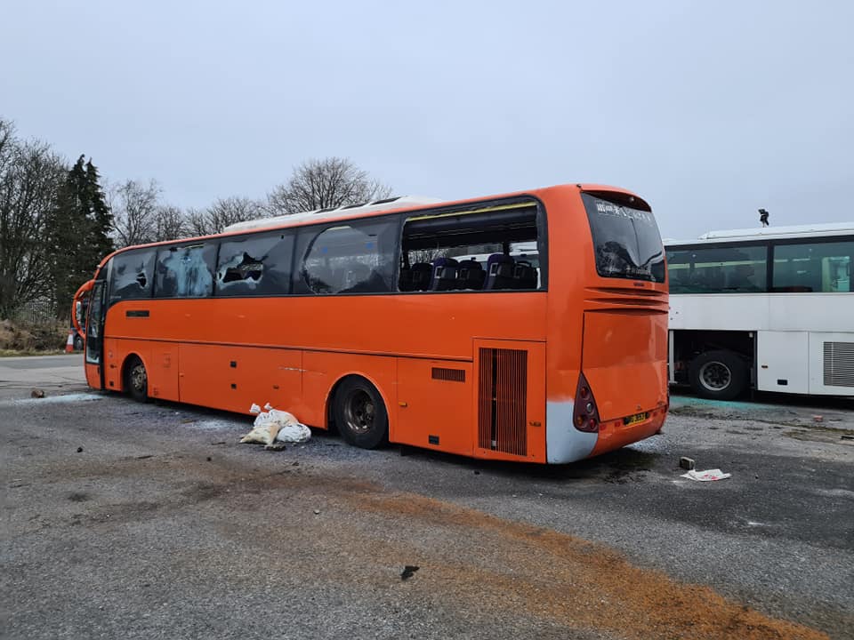 Owner of Leek bus company 'devastated' after vandals caused £40,000's worth of damage Owner of Leek bus company 'devastated' after vandals caused £40,000's worth of damage