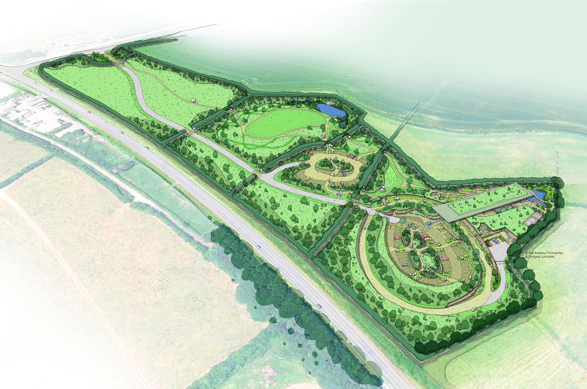 Plans submitted for Bude crematorium inspired by pagan long barrows submitted