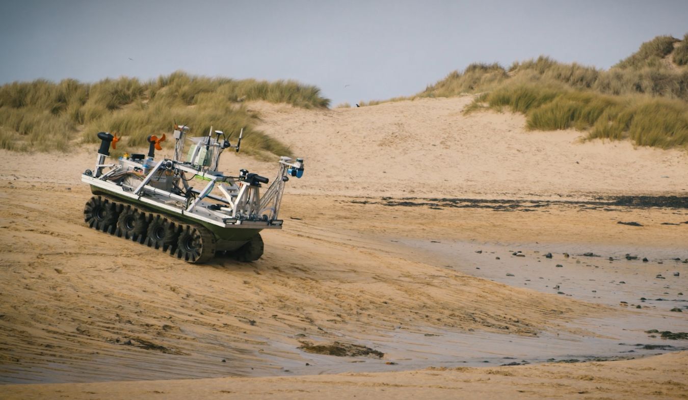 Meet the space age rover mapping a planet's surface in Cornwall