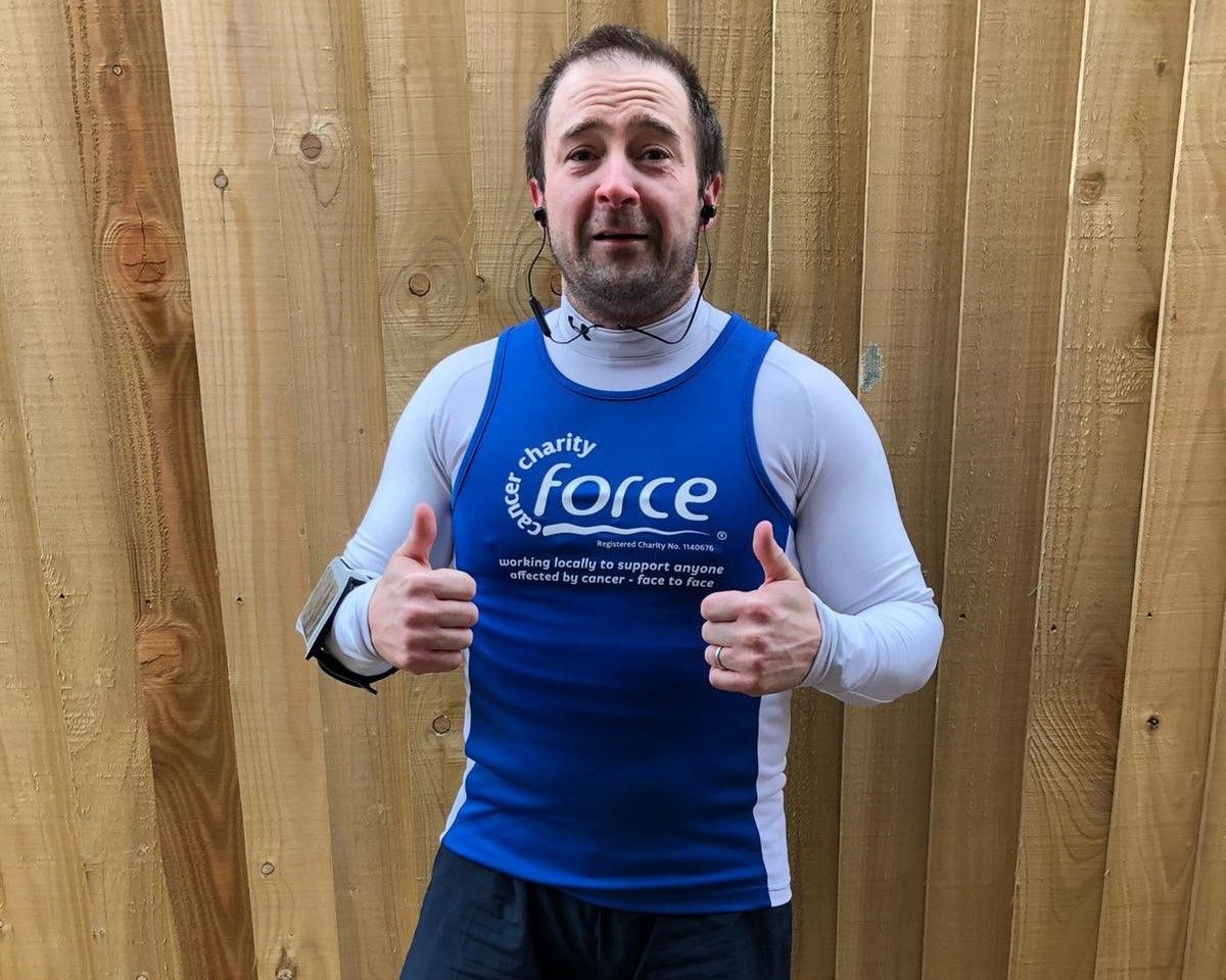 Ben’s on the march for a month of fundraising runs