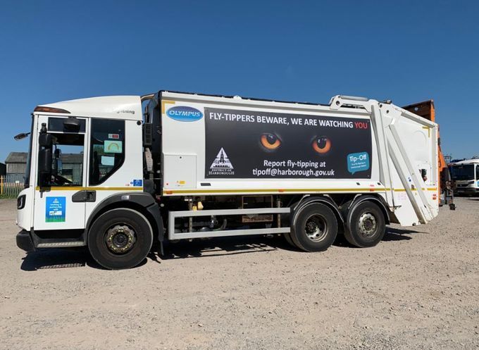 Harborough District Council celebrates reduction in fly tipping